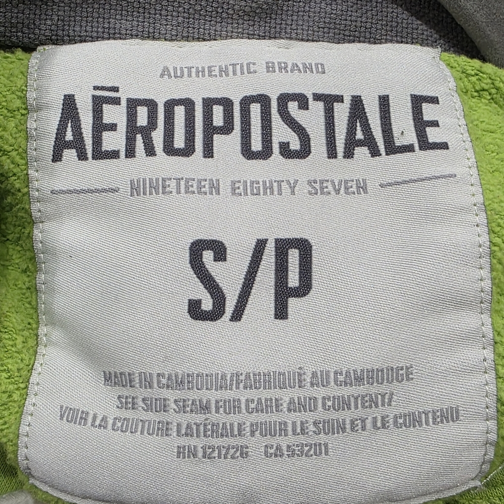 Aeropostale Lime Green Men's Hoodie - Picture 7 of 7